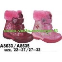 Žieminiai batai SuperGear Drugelis A8633 , dydžiai 22-27, spalva Avietinė